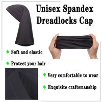 Bonnet de soin capillaire unisexe en satin élastique, couleur unie, double extrémité, pour dreadlocks, le plus vendu, avec logo, pour femmes