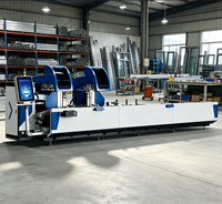 Equipo de Procesamiento CNC de Perfiles de Aluminio Industriales CNC-500*5000FOM, Máquina de Corte de Curvas de Doble Cabezal y 3 Ejes