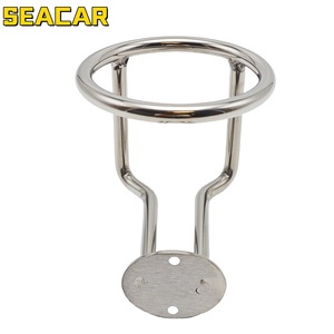 Seacar Stainless Steel Drink Holder 304 Boat Marine Hardware For <b>Yacht</b> RV Waterproof Mounting Bracket - Product Image 5