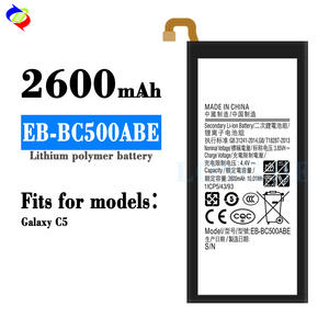 2600mAh 携帯電話バッテリー samsung C5 C500 EB-BC500ABE バッテリー用 - Product Image 2