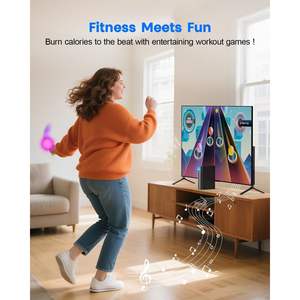 Consola de Juegos MetFut con Cámara de Movimiento, Plug and Play, Juegos AR para TV, Niños y Adultos, Juego Físico Interactivo, Inalámbrico, Bluetooth, Multijugador - Product Image 5