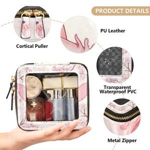 Most Popular Custom Fashion Design Cosmetic Box Travel Organizer Portable <b>Makeup</b> Storage Bag Luxury Small Toiletry Cosmetic <b>Case</b> - Product Image 4