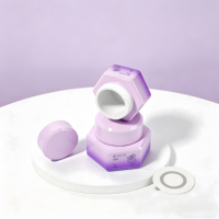 Nouveauté : Pots hexagonaux en plastique pour vernis gel 5g 15g 30g, pots pour gel de construction, pots pour gel UV, contenants cosmétiques pour crème, personnalisables OEM/ODM