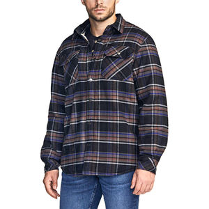 Men's Long Sleeve Vintage Mens Polar <strong>Fleece</strong> Flannel <strong>Shirt</strong> Jacket Fitted Plaid Heavy <strong>Lined</strong> Flannel <strong>Shirt</strong> Jacket for Men - Product Image 3