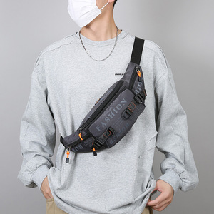 Men's Fanny Pack Nylon Multi-Functional Waist Bag Letter Stitching Outdoor Travel Casual - Product Image 2