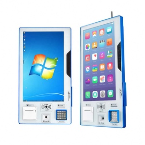 ตู้คีออสก์บริการตนเองแบบออลอินวัน OEM ขนาด 23.6 นิ้ว พร้อมหน้าจอสัมผัสสำหรับชำระเงิน พร้อมเครื่องพิมพ์เช็คธนาคาร - Product Image 1