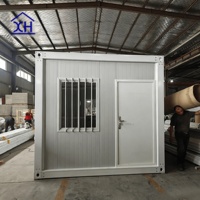 Maison préfabriquée mobile de luxe XH de 20 pieds, noire, détachable, pour hôtel, villa, chambre modulaire