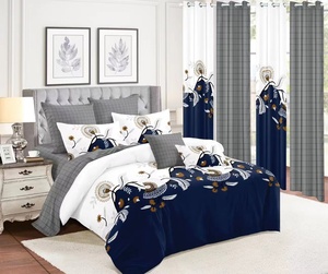 Set di trapunte floreali fresche con tenda di vendita calda set 10 set di lenzuola a cuore per ragazza e copri biancheria da letto singola 10 set - Product Image 4