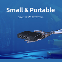 Mini PC Intel N100 DDR4 RAM MSATA SSD Gigabit Ethernet RS232 RS485 COM ordinateur sans ventilateur PFsense pare-feu routeur