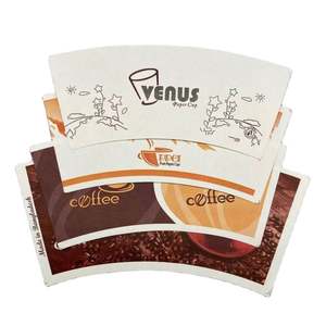 Vasos de Papel Desechables de 8oz y 12oz con Diseño Personalizado, Recubrimiento de PE, Impresión a Doble Cara para Envases de Alimentos, Directo de Fábrica China - Product Image 1