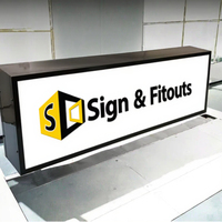 Maßgefertigte 3D LED-Leuchtkasten Acryl-Schild Fernbedienung AC Mehrfarbiges Neon für Autohersteller Werbezwecke Anpassbare Geschäftslogos
