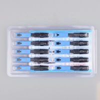 Conector de fibra óptica FTTH SC PC Blue Telecom Montaje rápido utilizado para red UPC Tipo SC UPC pulido