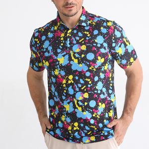 USA Local Stock Großhandel Herren Polo <span class=keywords><strong>Shirts</strong></span> Golf Sportliche Tops Bekleidung Athletic Quick Dry Elastic Breath able <span class=keywords><strong>Funny</strong></span> Golf T-Shirt - Product Image 6