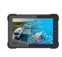 Tablet PC Robusta para Vehículos con GPS, Android, Octa Core, Pantalla de 10 Pulgadas, IP67, 1000nits, Batería de 8000mAh, 4G/WiFi/BT, RS232 para Gestión de Flotas