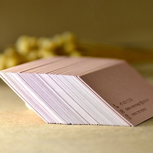 นามบัตรธุรกิจหรูหราคุณภาพสูง กระดาษอาร์ตหนา พิมพ์สกรีน ขายส่ง - Product Image 2