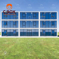 Cbox Wholesale Classrooms – Bâtiment d'enseignement préfabriqué à 3 étages, durable, école temporaire, bureau en kit, maison conteneur modulaire