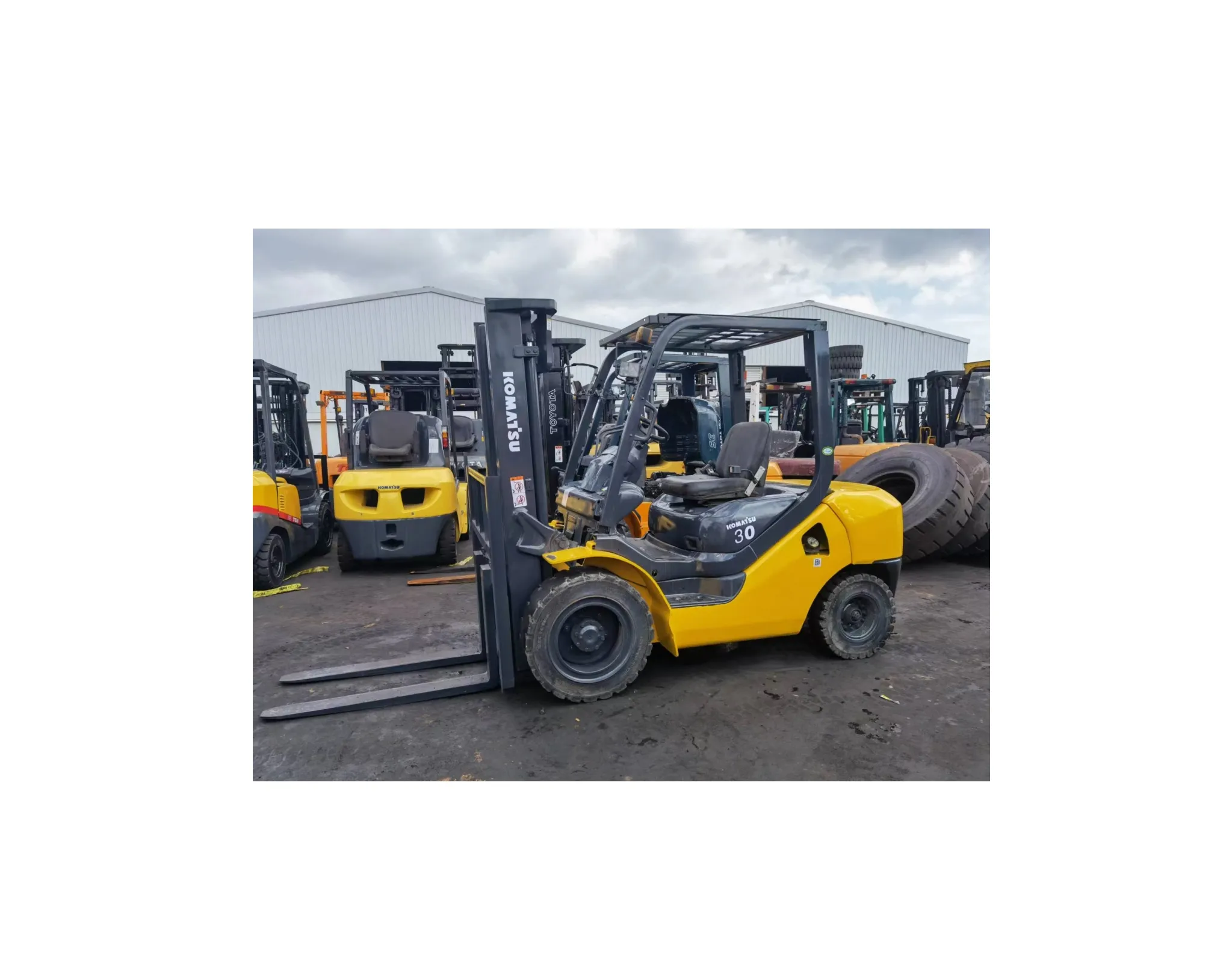 FD30 Second hand forklift FD30 FD80 Used 3 ton KOMATSU FD30 diesel Forklift for sale