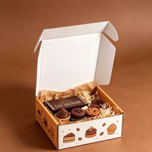 FX Small Dessert Gift Boxes Designed for Macarons Candies and Chocolates with Creative Paper Finishing Options - Product Image 5