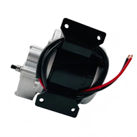 Moteur à engrenages à balais 12V 24V 250W MY1016Z, même modèle que Unitech, arbre court avec support de pied et poulie, 2700 tr/min