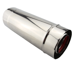 <span class=keywords><strong>Tuyau</strong></span> de cheminée pour poêle domestique, <span class=keywords><strong>tuyau</strong></span> d'échappement de chaudière à gaz, acier inoxydable 304 / 201, cheminée coaxiale, diamètre 60/<span class=keywords><strong>100</strong></span> mm - Product Image 1