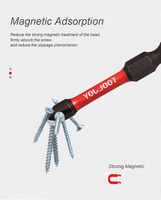 23PCS Impact Driver Bit Set with Sockets 1/4 Hex Shank Power Drill Accessories S2 Steel Hand Tools