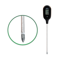 Testeur de sol numérique, pH-mètre pour fleurs, pelouses, légumes, matériau ABS, OEM ODM personnalisable, écran LCD