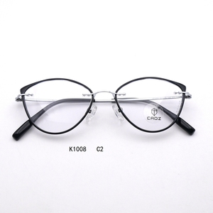 แว่นตา K1008 กรอบโลหะเมมโมรี่ น้ำหนักเบา ทนทาน ทันสมัย ดีไซน์ยืดหยุ่นเพื่อความสบาย - Product Image 4