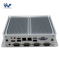 Vincanwo Haute Qualité I3 I5 I7 Mini PC Industriel Sans Ventilateur Ordinateur de Contrôle Industriel Intégré de Bureau avec Linux OS Vente en Gros