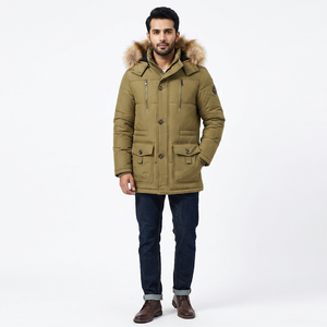 Veste coupe-vent pour homme Finer Threads, automne, 100% coton, écologique, imperméable, respirante, chauffante, service OEM, style vintage - Product Image 1