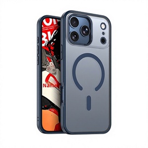 Étui magnétique transparent mat en PC pour <span class=keywords><strong>iPhone</strong></span> 18 <span class=keywords><strong>Pro</strong></span> <span class=keywords><strong>Max</strong></span>, protection antichute en acrylique - Product Image 1