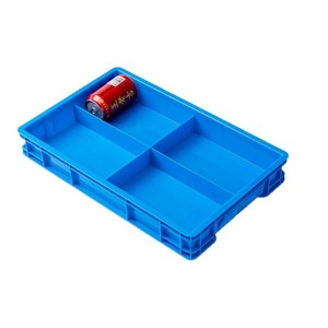 Thickened <b>D</b> Type Compartmentalized Screw Plastic Storage Box Rectangular Stackable For Garage Hardware Parts Neatening Storage - Product Image 1
