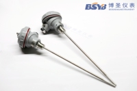 Sensor Suhu Termokopel Pt100 RTD Presisi Tinggi dari Baja Tahan Karat dengan Kotak Sambungan, Dukungan OEM ODM