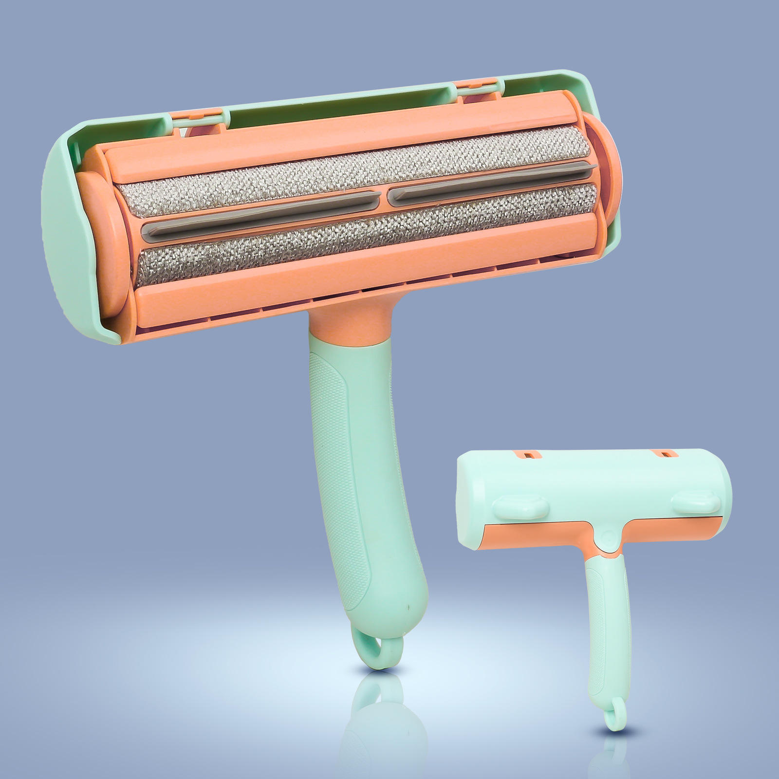 Ear section green orange-rubber handle