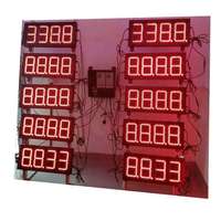 Panneaux de prix de gaz Led OEM panneau de prix de gaz Led Station-service 7 segments numéro numérique