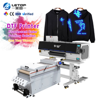Impresora Automática Digital de Rollo para Camisetas LETOP, Impresora de Inyección de Tinta DTF para Negocios, para Película PET