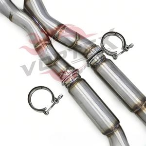Vortex กระจกสแตนเลส1.5มม. ความยาวเท่ากันท่อกลางสำหรับการแข่งขัน M2C M2 S55 F87ไอเสีย3.0ตัน - Product Image 2