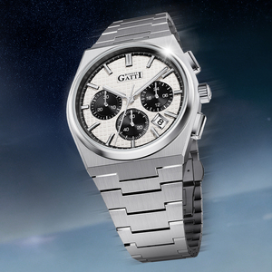 Montre automatique de luxe pour homme Bonest Gatti, chronographe, design chronographe, verre saphir, acier inoxydable, montre-bracelet BG8016 - Product Image 3
