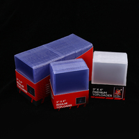 Porte-cartes de visite personnalisé en PVC 35PT, protège-cartes Top Loader 3x4, pochettes de protection Premium 35pt, lot de 25 Toploaders, lot de 100 Toploaders