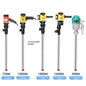 Xách tay Độ nhớt cao điện trống bơm cấp thực phẩm 200L điện mini thùng dầu Stick chuyển bơm - Product Image 3