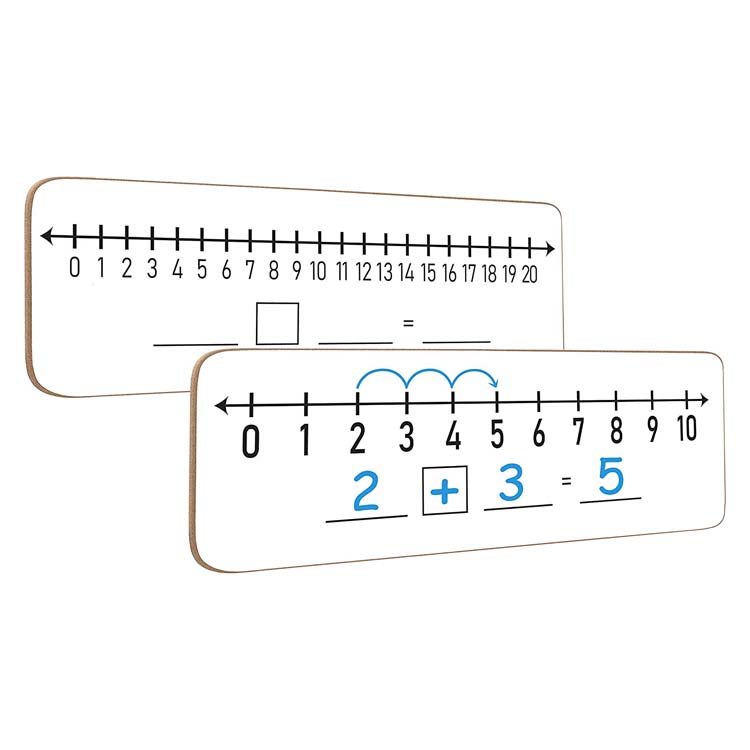 Маленькая сухая стирающая доска с цифрами