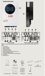 SKE 6.6KW Dual MPPT IP66 Conception Hybride 48V Batterie Onduleur Solaire Monophasé 230V avec 5 Ans <span class=keywords><strong>de</strong></span> Garantie - Product Image 6