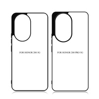 Coques de téléphone portable personnalisées 2D en TPU vierges pour sublimation, antichoc, pour Honor 200 200Pro 200Lite 5G, pour le street style