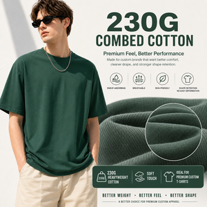 T-shirt da uomo in cotone premium oversize resistente, casual, con stampa grafica personalizzata <span class=keywords><strong>Z</strong></span> Oversize 230G, serigrafia blu - Product Image 2
