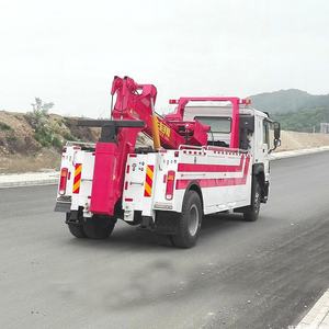 Sinotruk Howo tugas berat <span class=keywords><strong>20Ton</strong></span> penarik Jalan Penyelamatan mobil truk pemulihan dengan derek hidrolik - Product Image 5