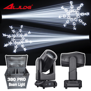 Faro <span class=keywords><strong>mobile</strong></span> professionale <span class=keywords><strong>a</strong></span> <span class=keywords><strong>LED</strong></span> da 380W con grado di protezione IP33, 13 matrici di colori e controllo DMX512 per illuminazione di palcoscenici, discoteche e feste - Product Image 2