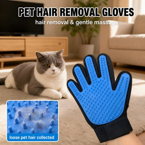 Upgrade Heavy-duty Material Soft Eco-Friendly Sustainable Self-Massaging Brush <b>Cat</b> Dog Pet <b>Grooming</b> <b>Glove</b> Brush <b>for</b> Big Hands - Product Image 6