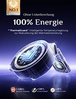 LISEN Chargeur sans fil rapide 3 en 1 15W, station d'accueil magnétique pour iPhone 16, Samsung S25, Apple Watch, AirPods, bureau
