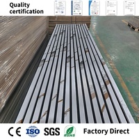 Paneles Acústicos Modernos de Madera y Chapa de MDF para Absorción de Sonido, para Oficina, Sala de Estar, Estudio, Hotel