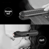2025 Pro 2-en-1 lissage et bouclage outil de coiffure à ions négatifs, technologie vent froid nouvellement améliorée pour un bouclage rapide