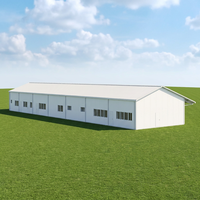 Edificio de Almacenamiento Prefabricado de Estructura de Acero Ligero para Uso en Exteriores, Alojamiento para Trabajadores, Dormitorio, Campamento